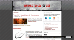 Desktop Screenshot of bauanleitungen.net